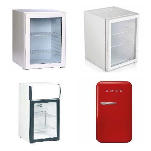 Otel odası minibar buzdolabı, küçük kahvaltılık ve şişe soğutucusu buzdolap çeşitleri